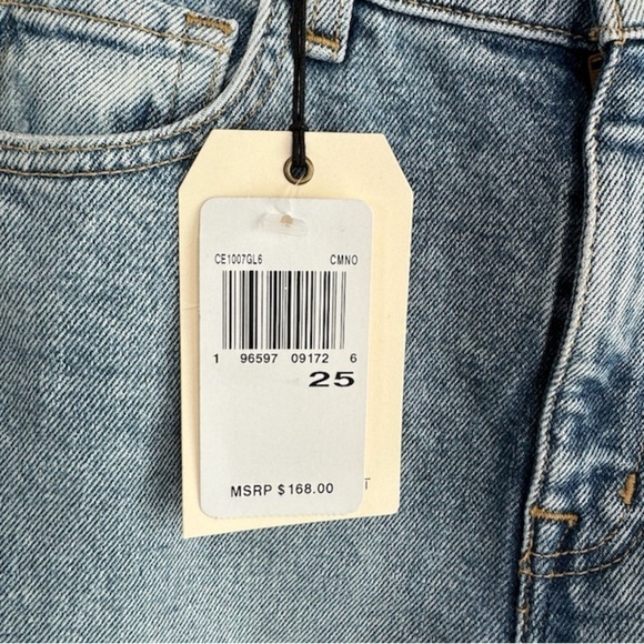 New! Current/Elliott Soulmate‎ High Rise Slim Straight Jeans - Picture 9 of 10